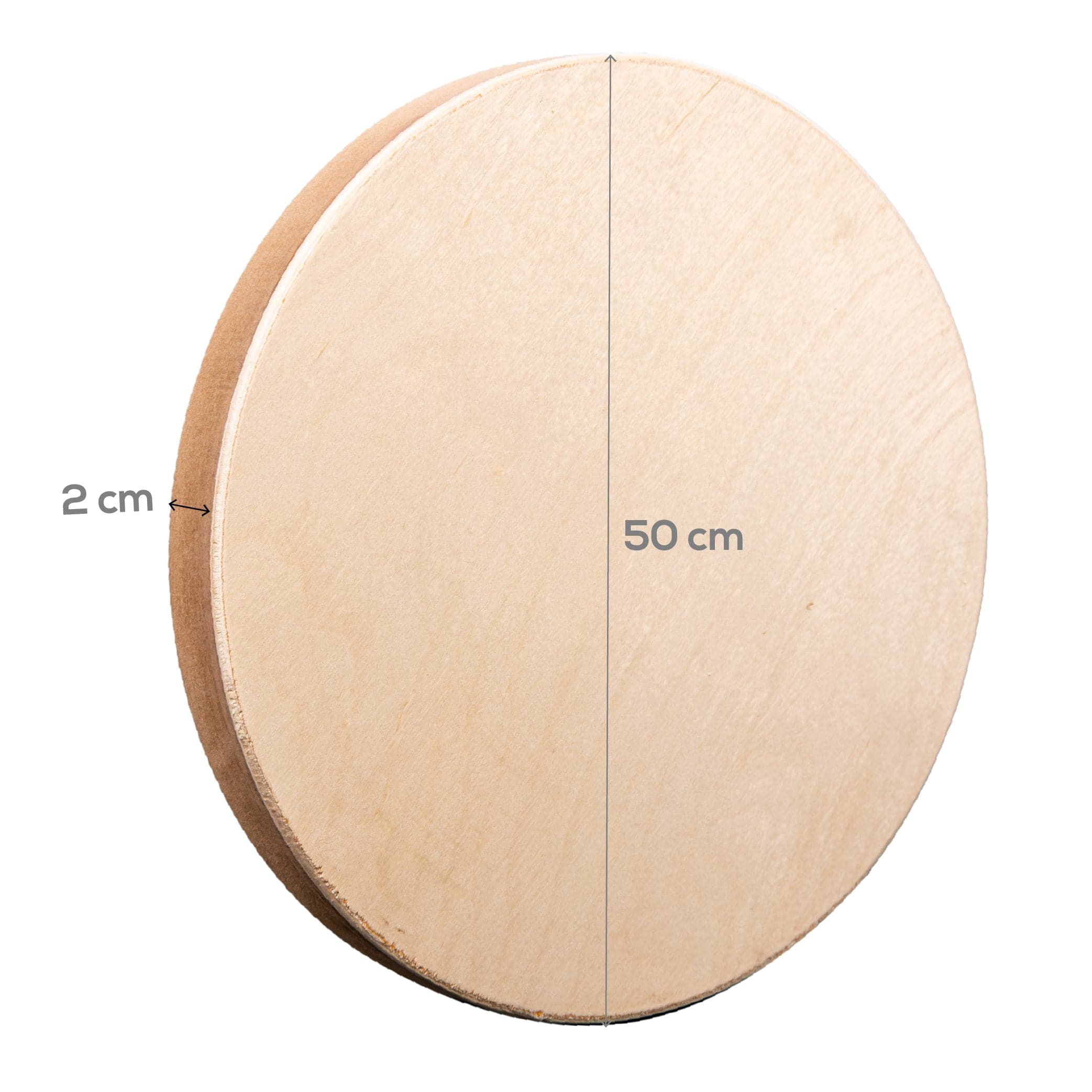 The Art Studio Round Wooden Panel 50cm Diameter 20mm Deep - Image 7