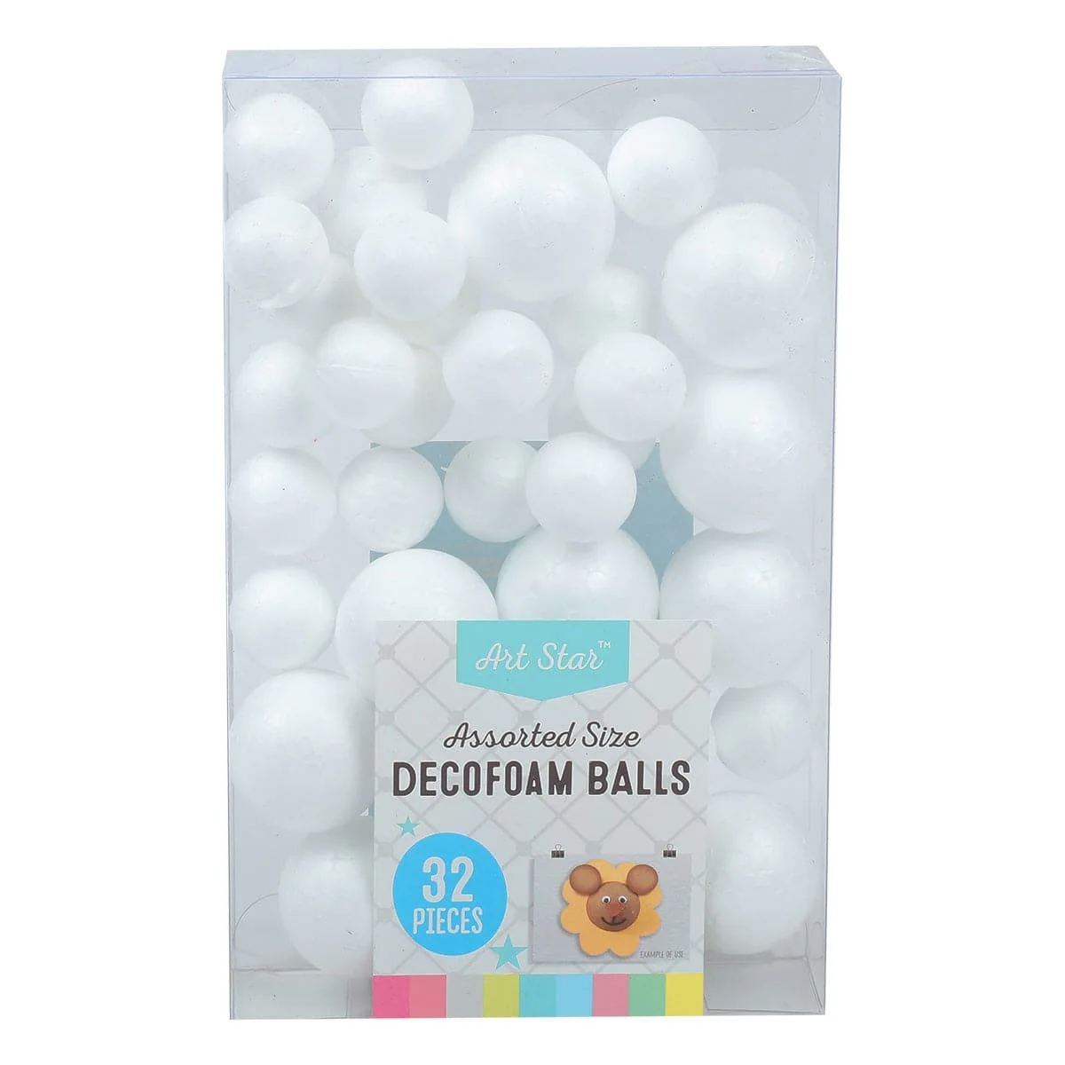 Art Star Decofoam Balls Assorted Size 32 Pieces - Image 2