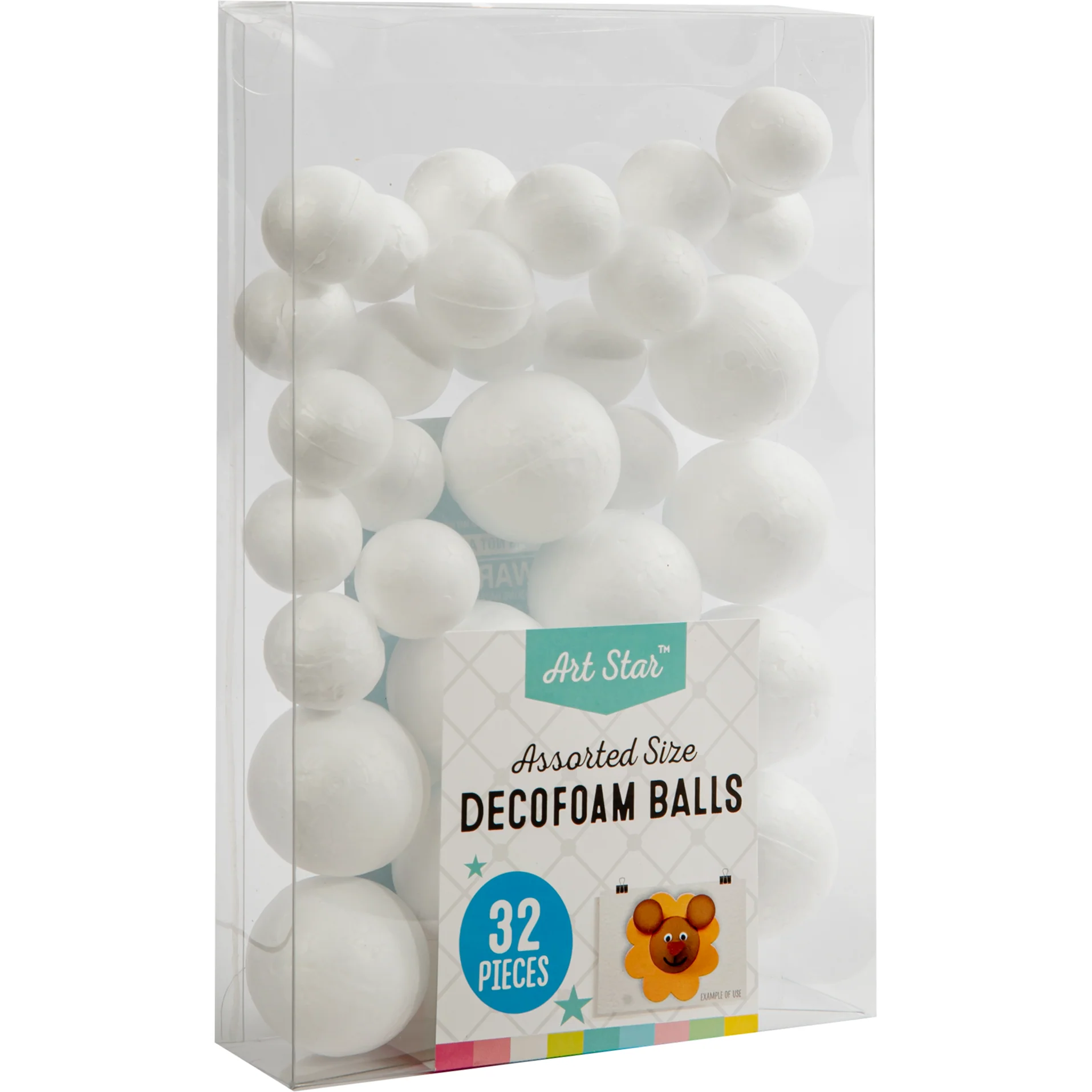 Art Star Decofoam Balls Assorted Size 32 Pieces - Image 7