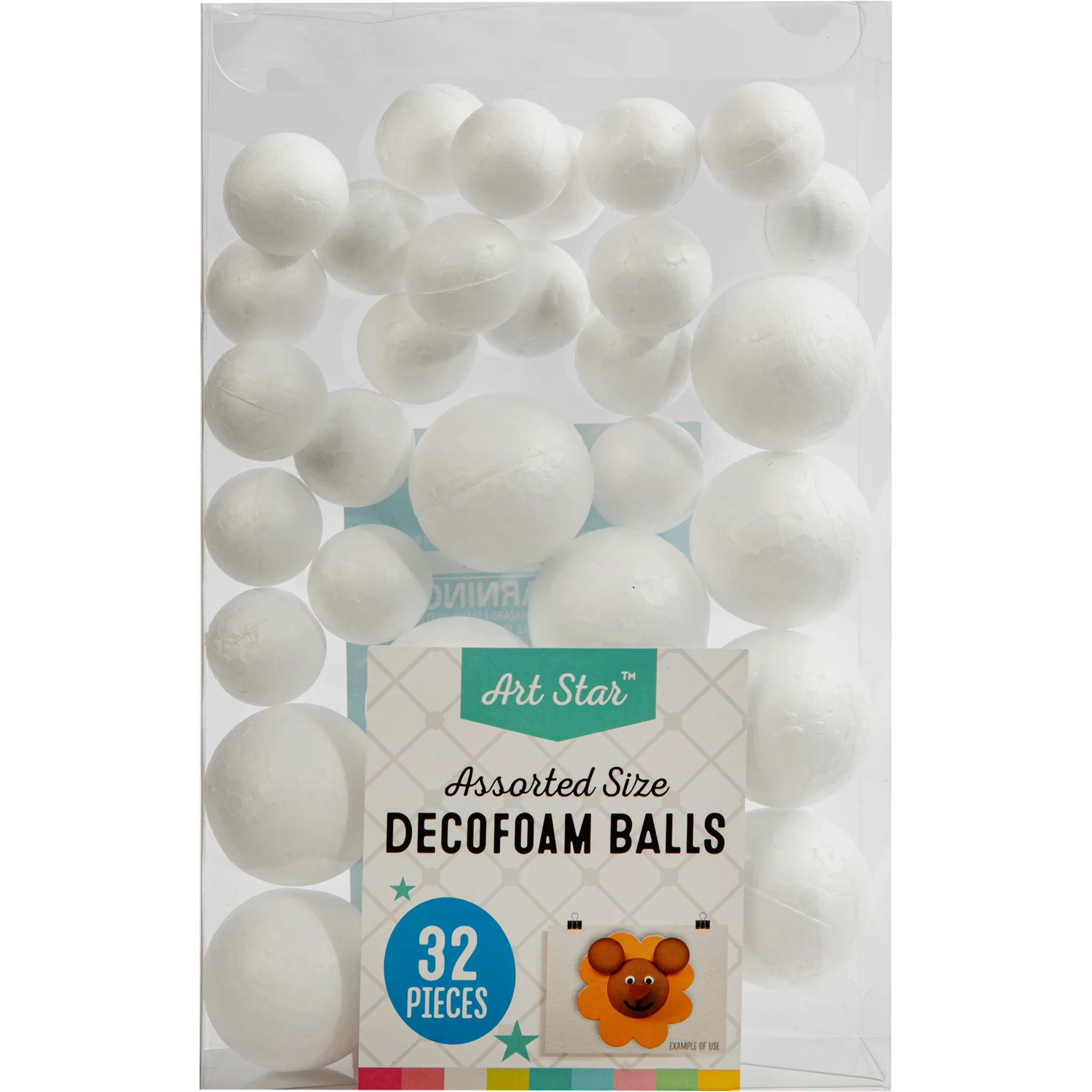 Art Star Decofoam Balls Assorted Size 32 Pieces - Image 8