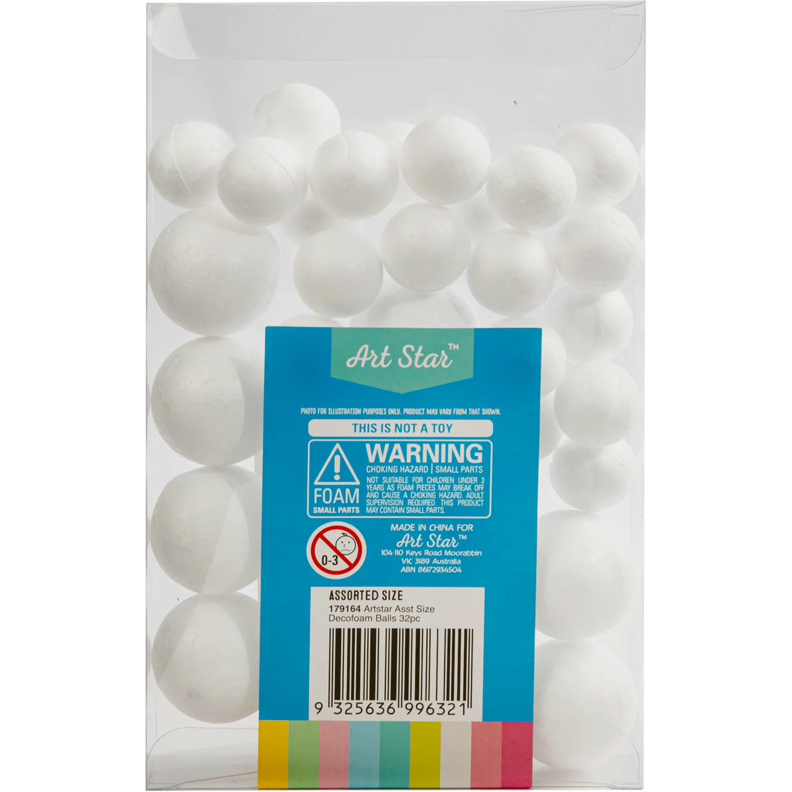Art Star Decofoam Balls Assorted Size 32 Pieces - Image 9