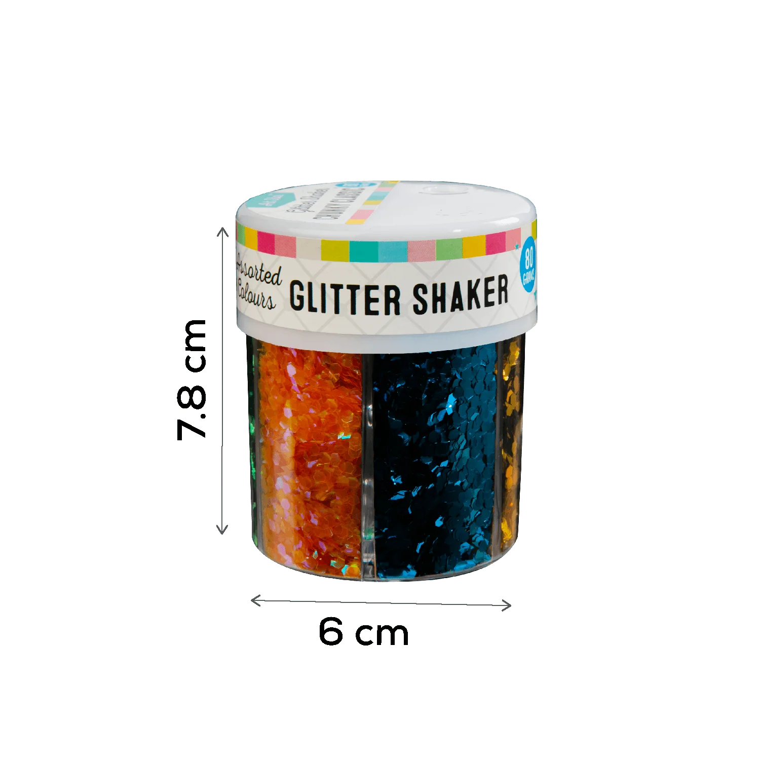 Art Star Chunky Glitter Shaker Assorted Colours 80g - Image 5