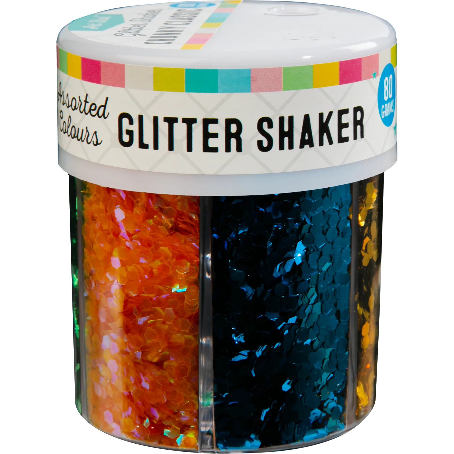 Art Star Chunky Glitter Shaker Assorted Colours 80g - Image 6
