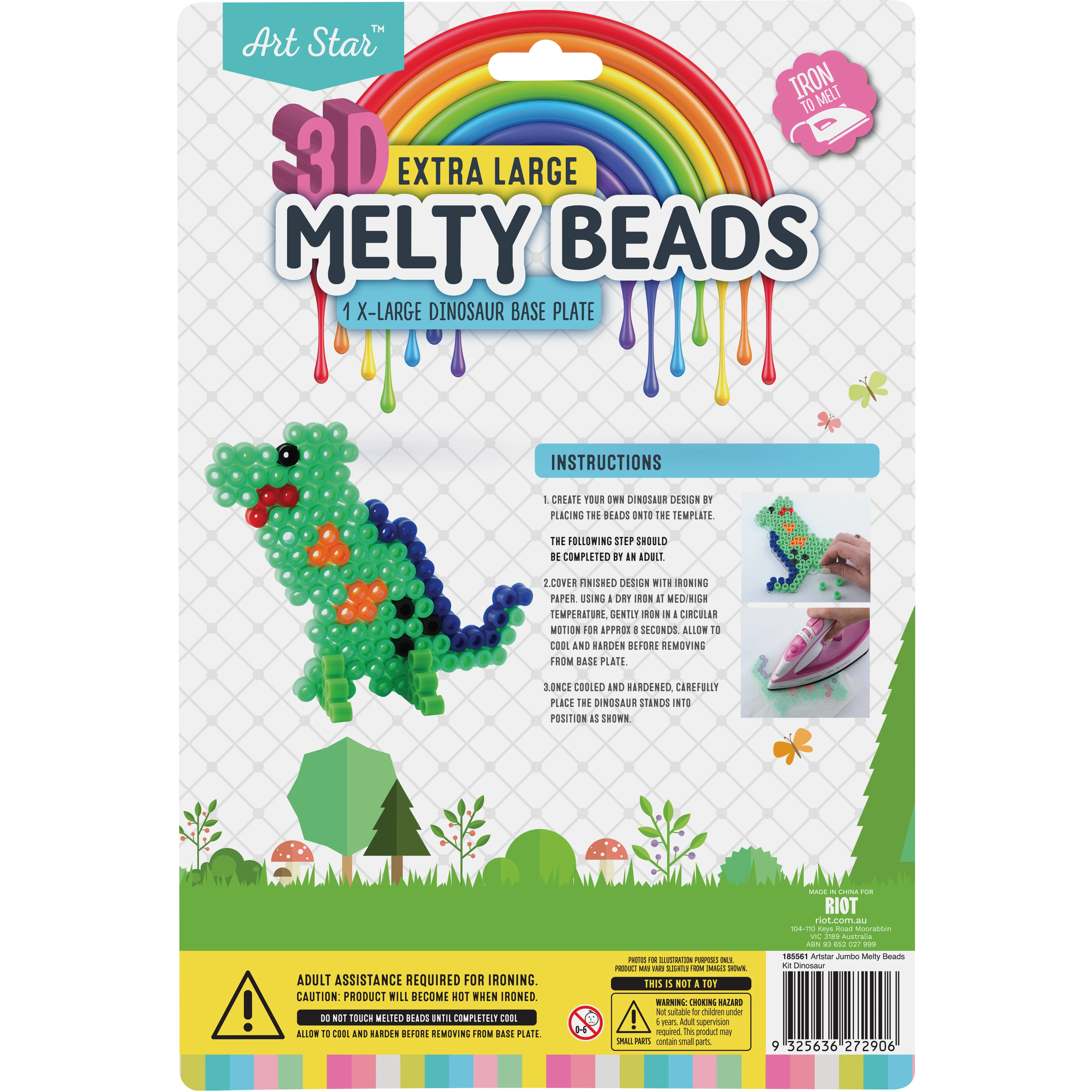 Art Star Jumbo Melty Beads Dinosaur Kit - Image 3