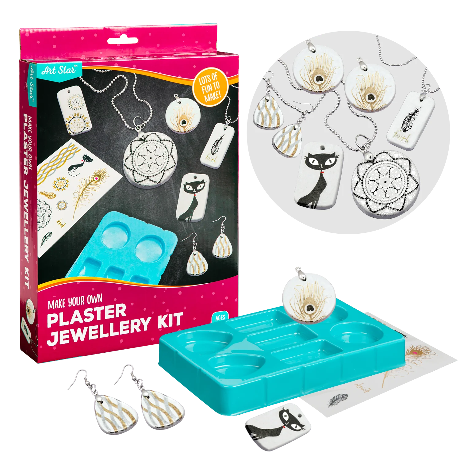 Art Star Make Your Own Plaster Jewellery Kit