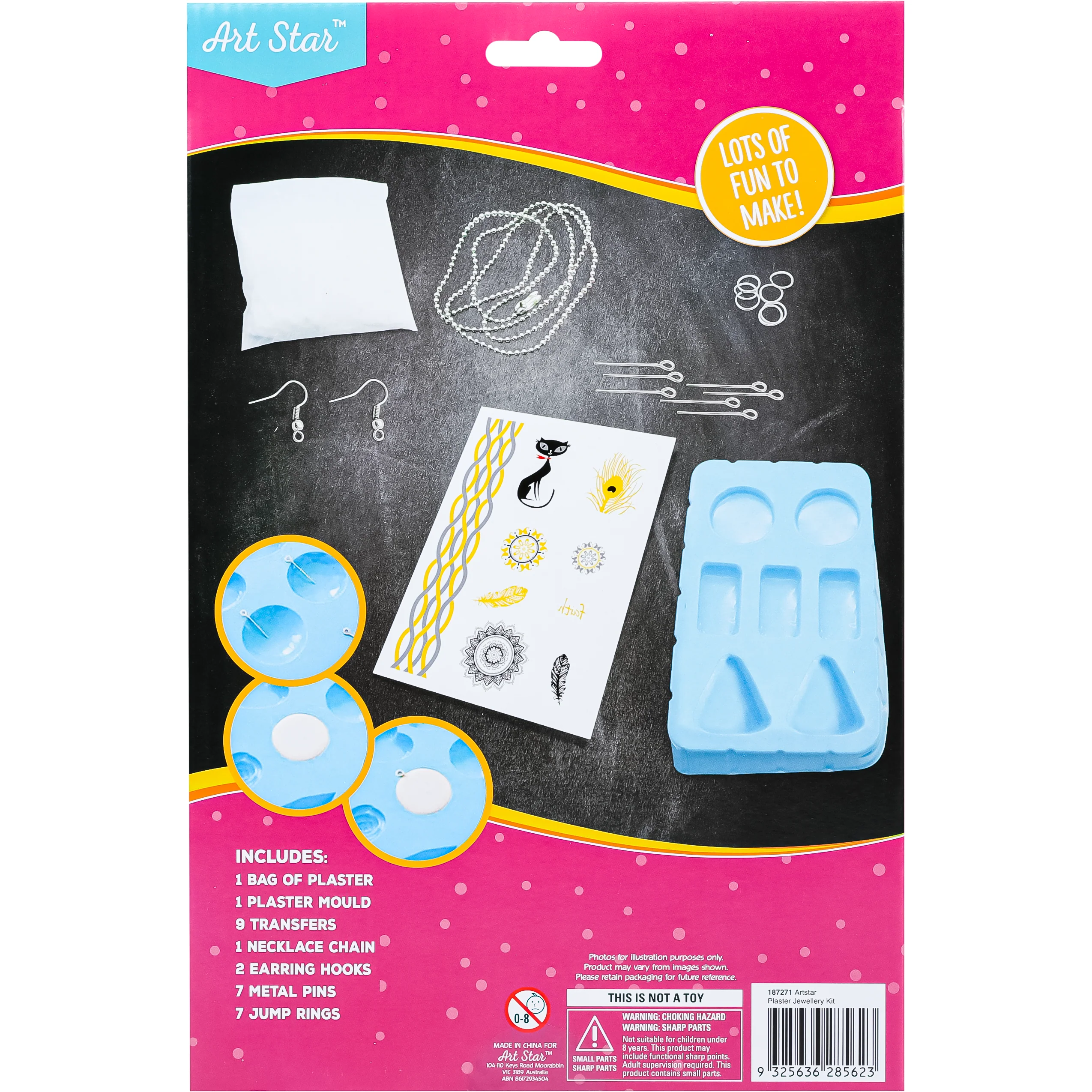 Art Star Make Your Own Plaster Jewellery Kit - Image 7