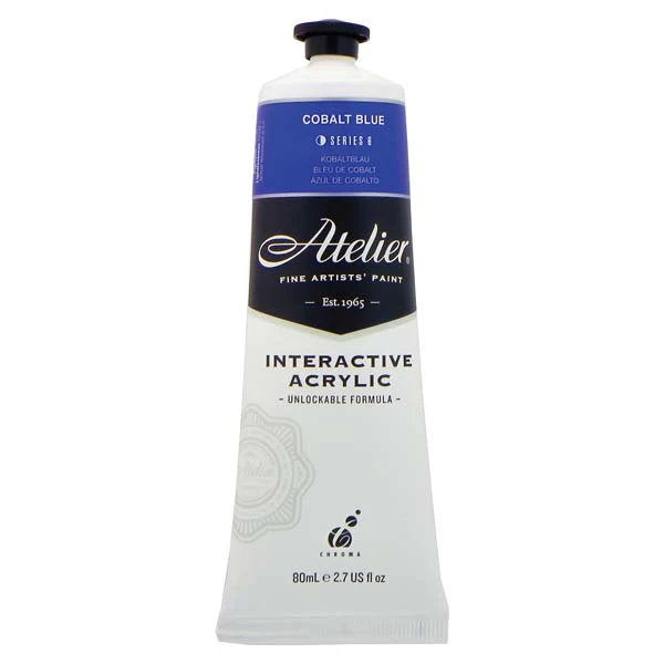 Atelier Interactive Artists Acrylic Paint,  Cobalt Blue S6 80ml - Image 2
