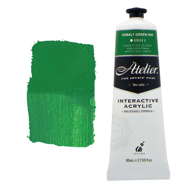 Atelier Interactive Artists Acrylic Paint,  Cobalt Green Hue S3 80ml