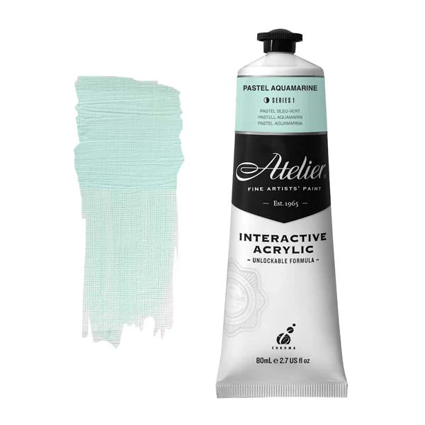 Atelier Interactive Artists Acrylic Paint, Pastel Aquamarine S1 80ml
