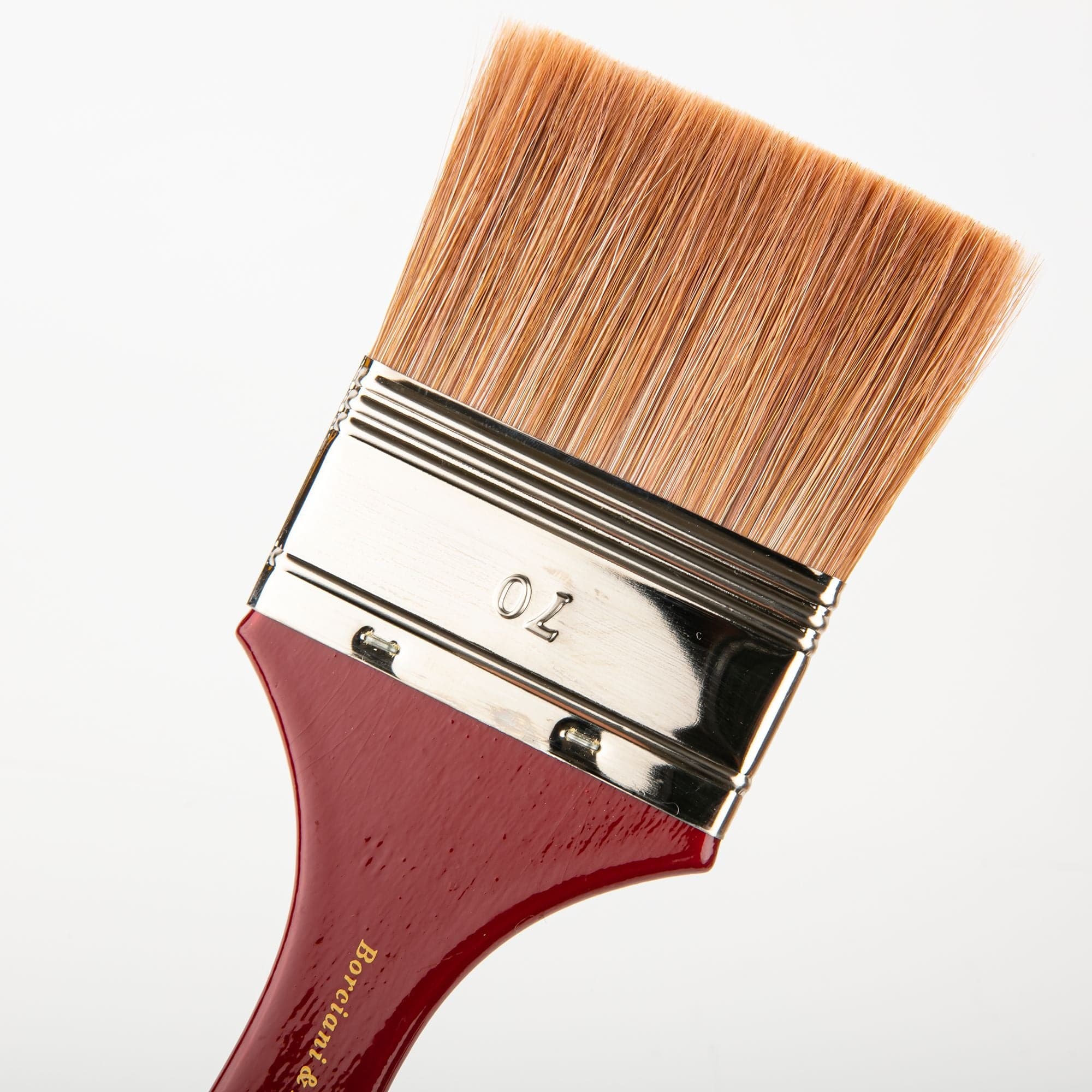 Borciani Bonazzi Professional Artist Paint Brush Extra Ox Hair Series 205 Size 70 Simple Thickness - Image 2