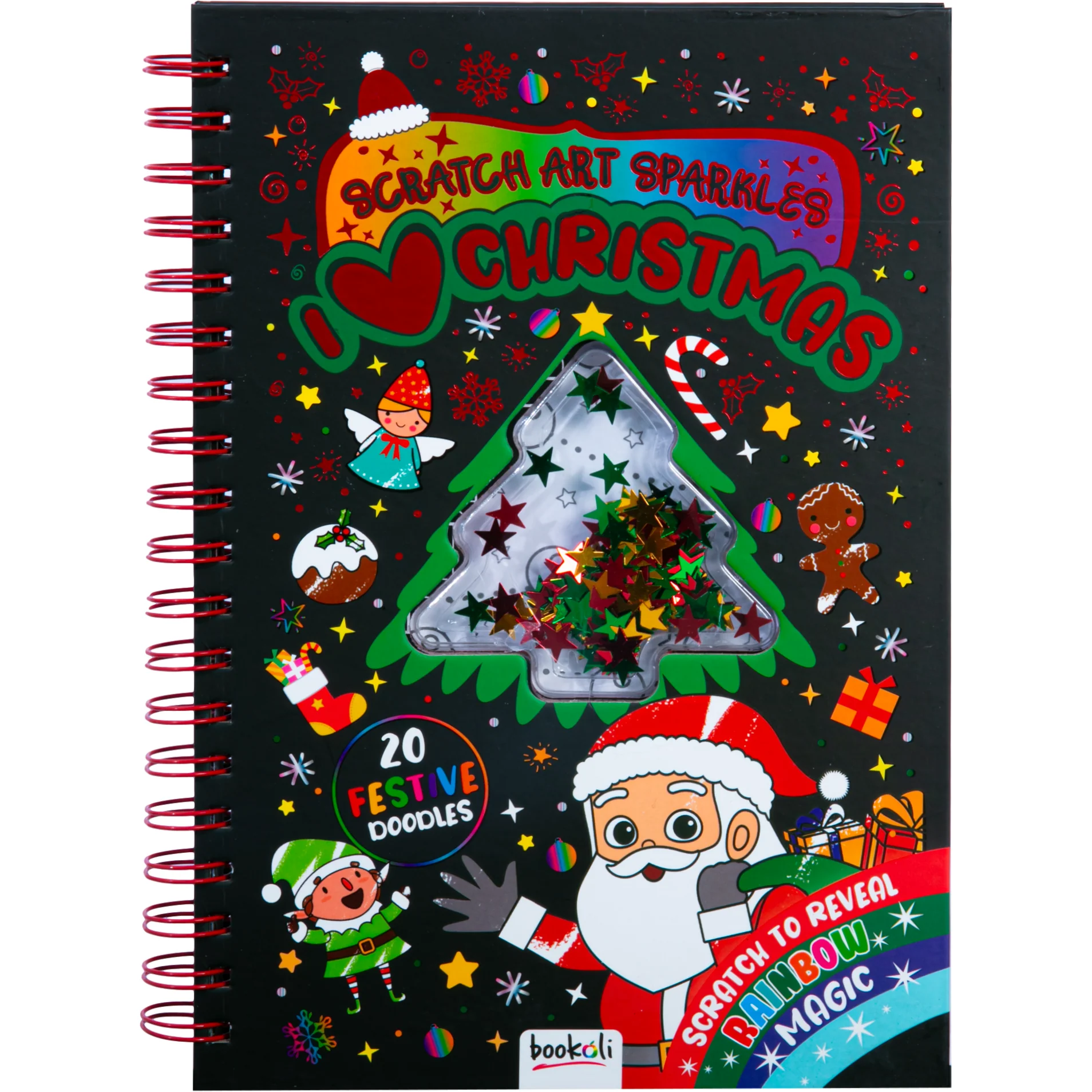 Scratch Art Sparkles I Love Christmas Activity Book - Image 6