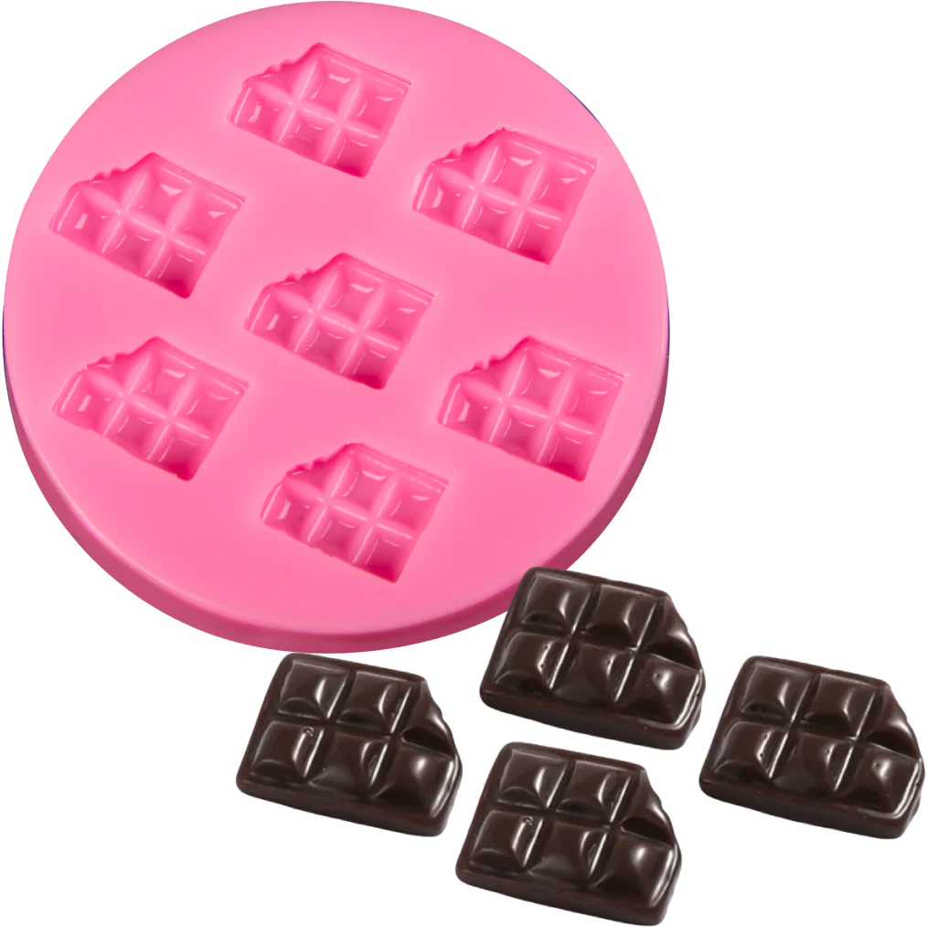 The Clay Studio Biscuit Silicone Mould for Polymer Clay and Resin 6.3x0.8cm