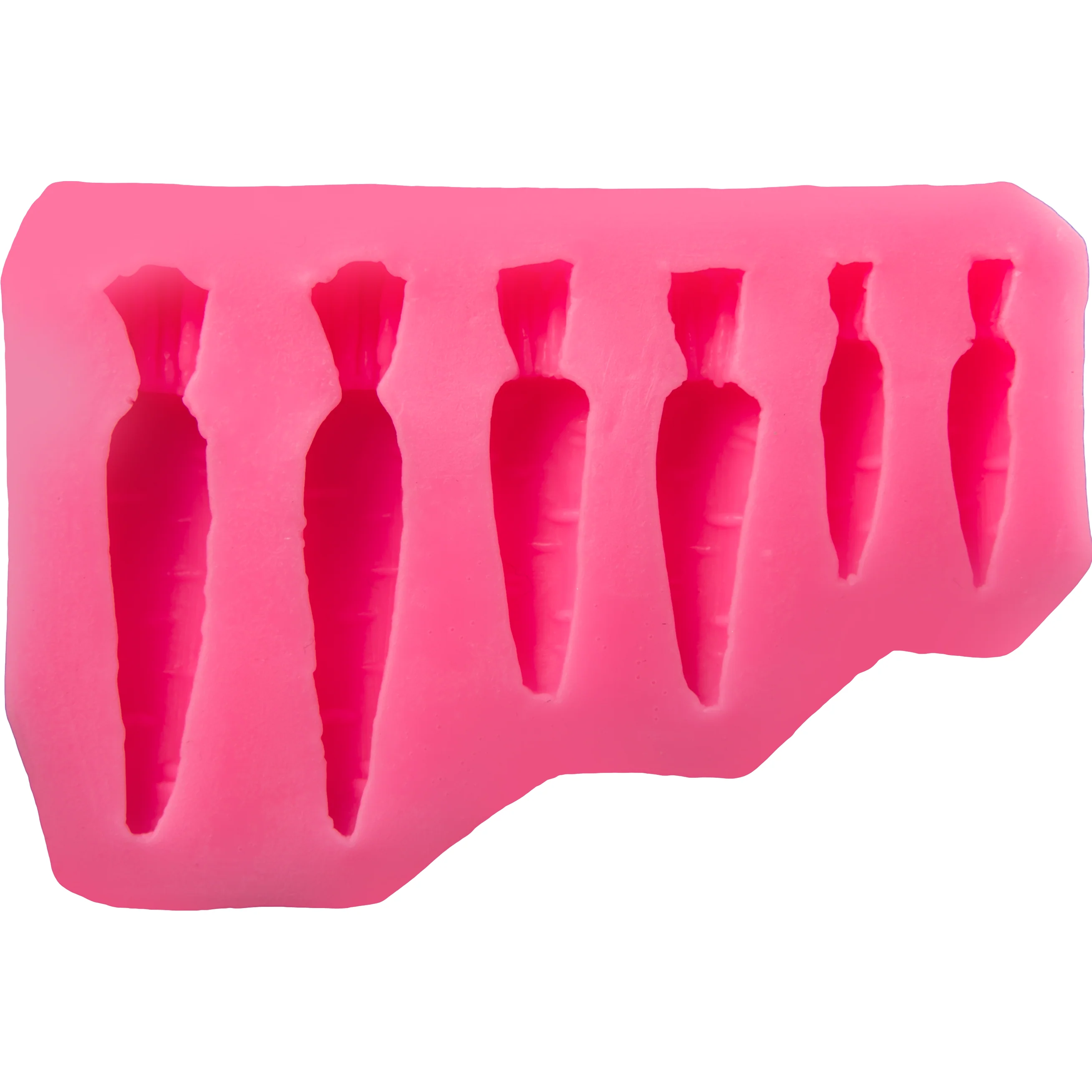 The Clay Studio Carrot Silicone Moulds for Polymer Clay and Resin 9.5x6.3x1.4cm - Image 2