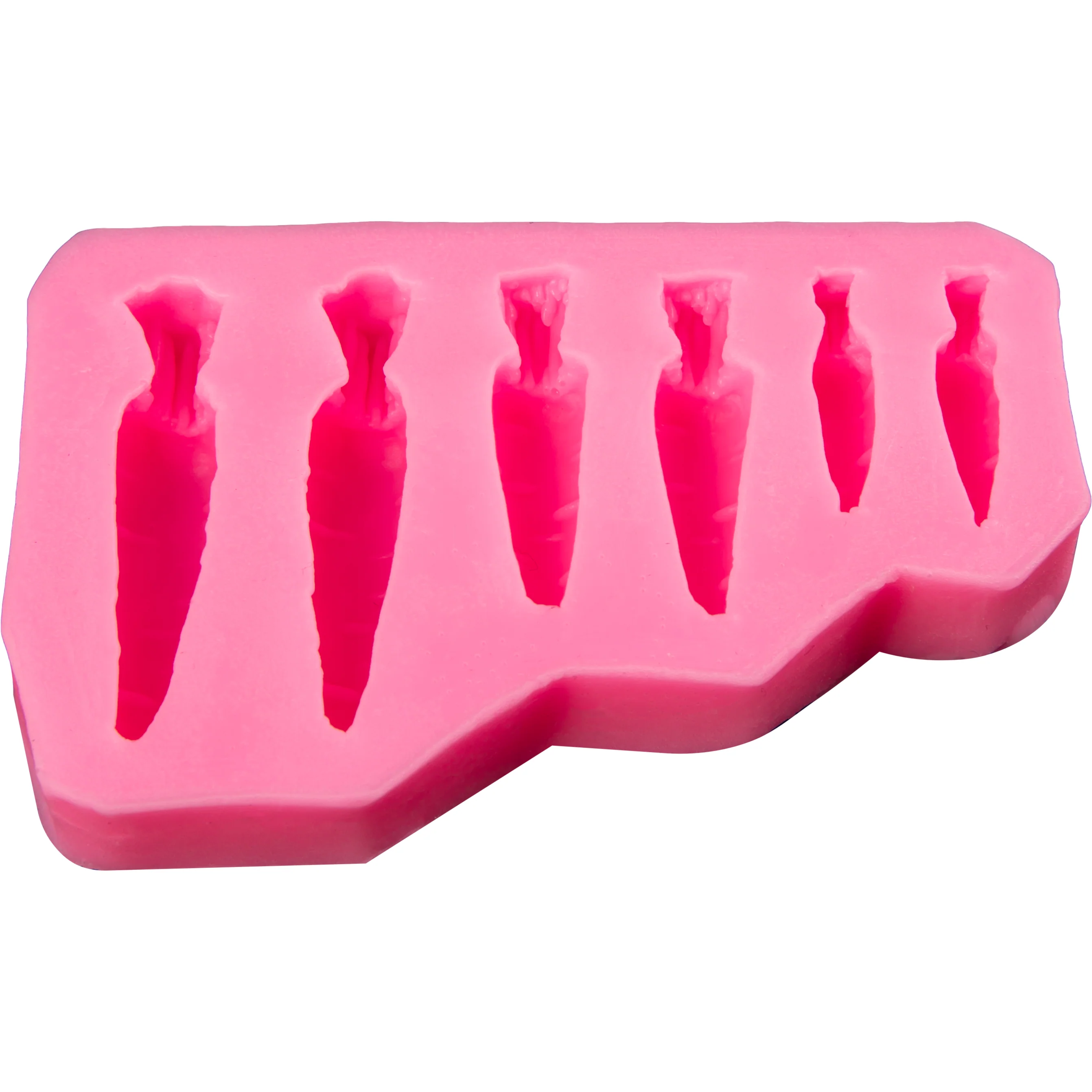The Clay Studio Carrot Silicone Moulds for Polymer Clay and Resin 9.5x6.3x1.4cm - Image 3