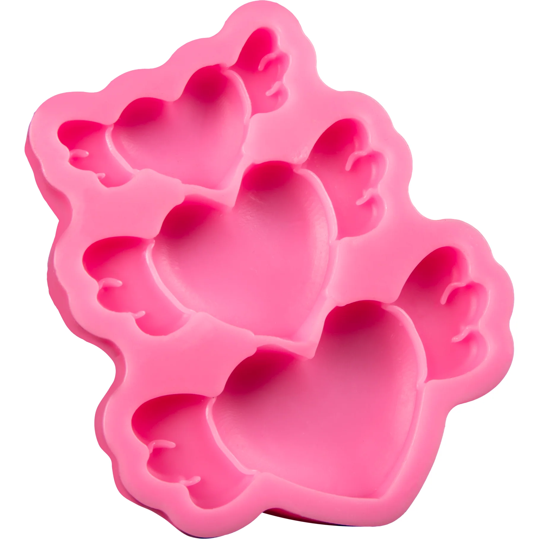 The Clay Studio Love Feather Silicone Mould for Polymer Clay and Resin 9x7.7x1.4cm - Image 3