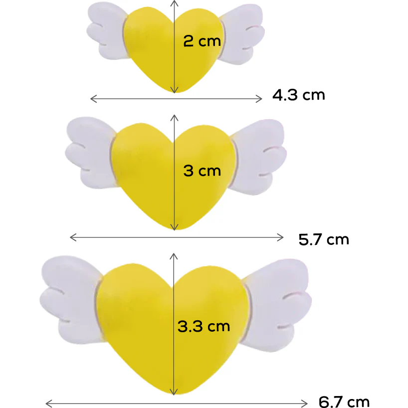 The Clay Studio Love Feather Silicone Mould for Polymer Clay and Resin 9x7.7x1.4cm - Image 4