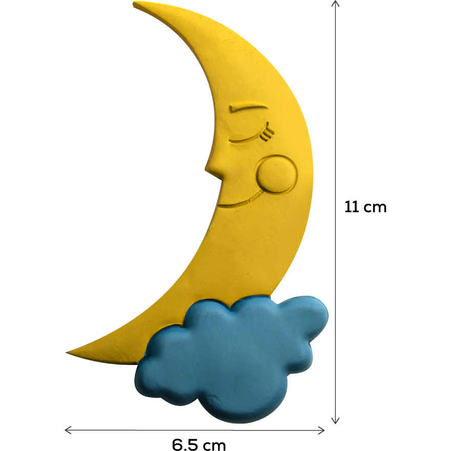 The Clay Studio Smiling Moon And Clouds Silicone Mould for Polymer Clay and Resin 12x6.7x1cm - Image 7