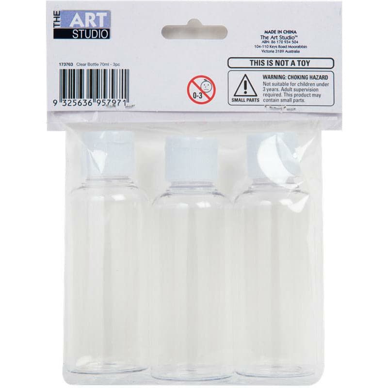 Clear Bottle 3 Piece Pack 70ml - Image 5