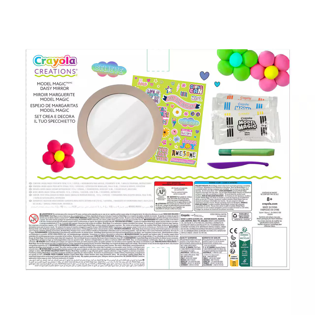 Crayola Creations Model Magic Daisy Mirror Kit - Image 2