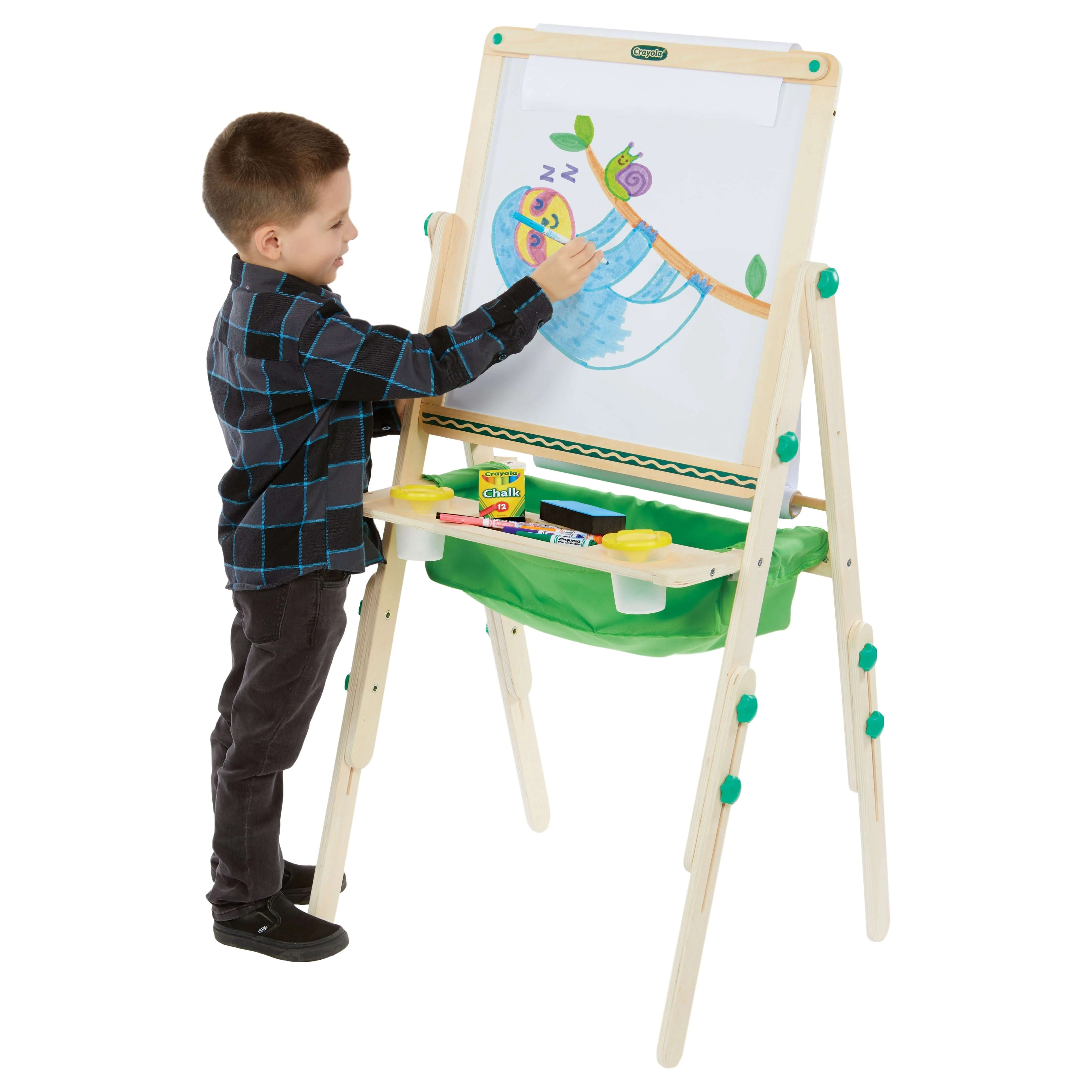 Crayola Kids Deluxe Wooden Art Easel - Image 2