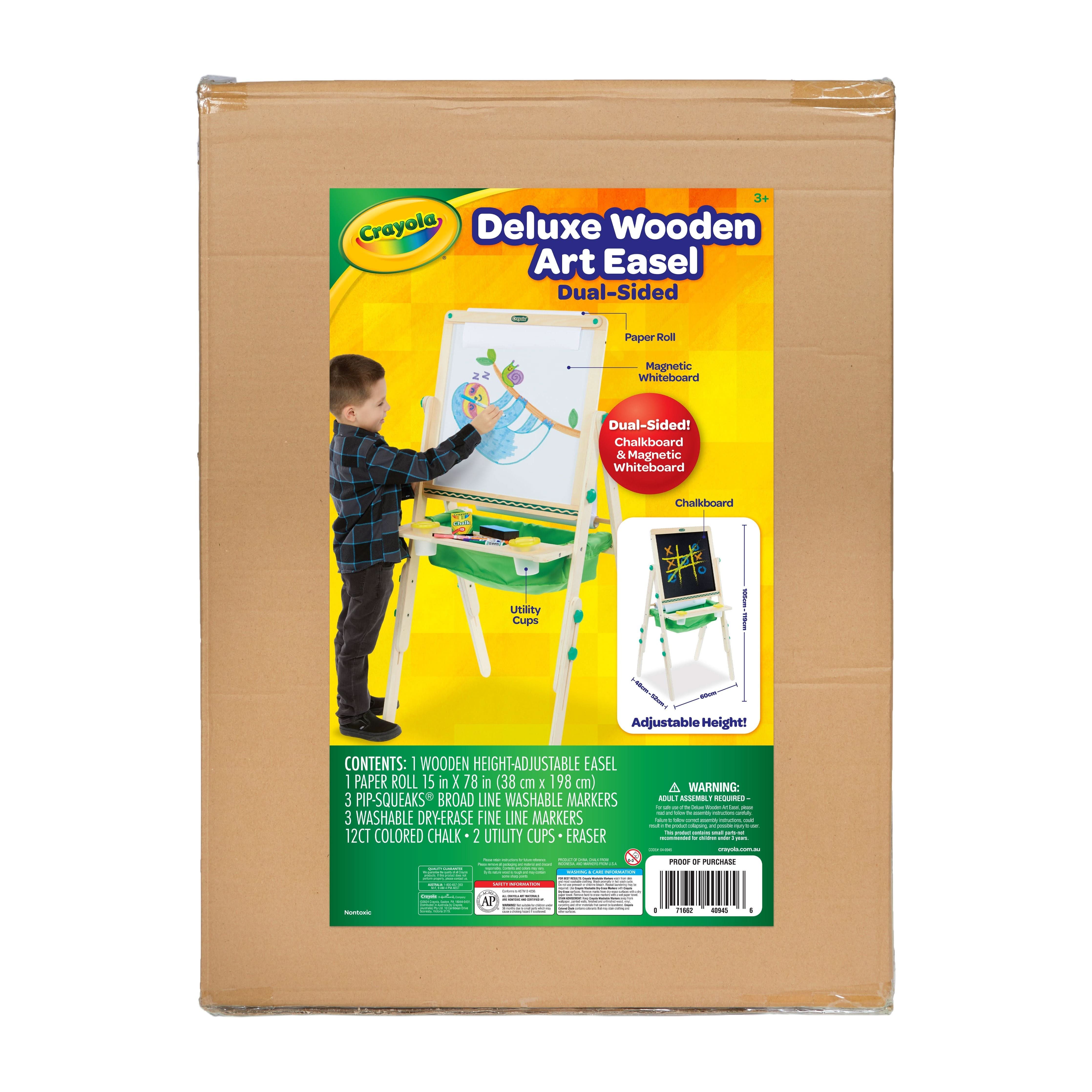 Crayola Kids Deluxe Wooden Art Easel - Image 4
