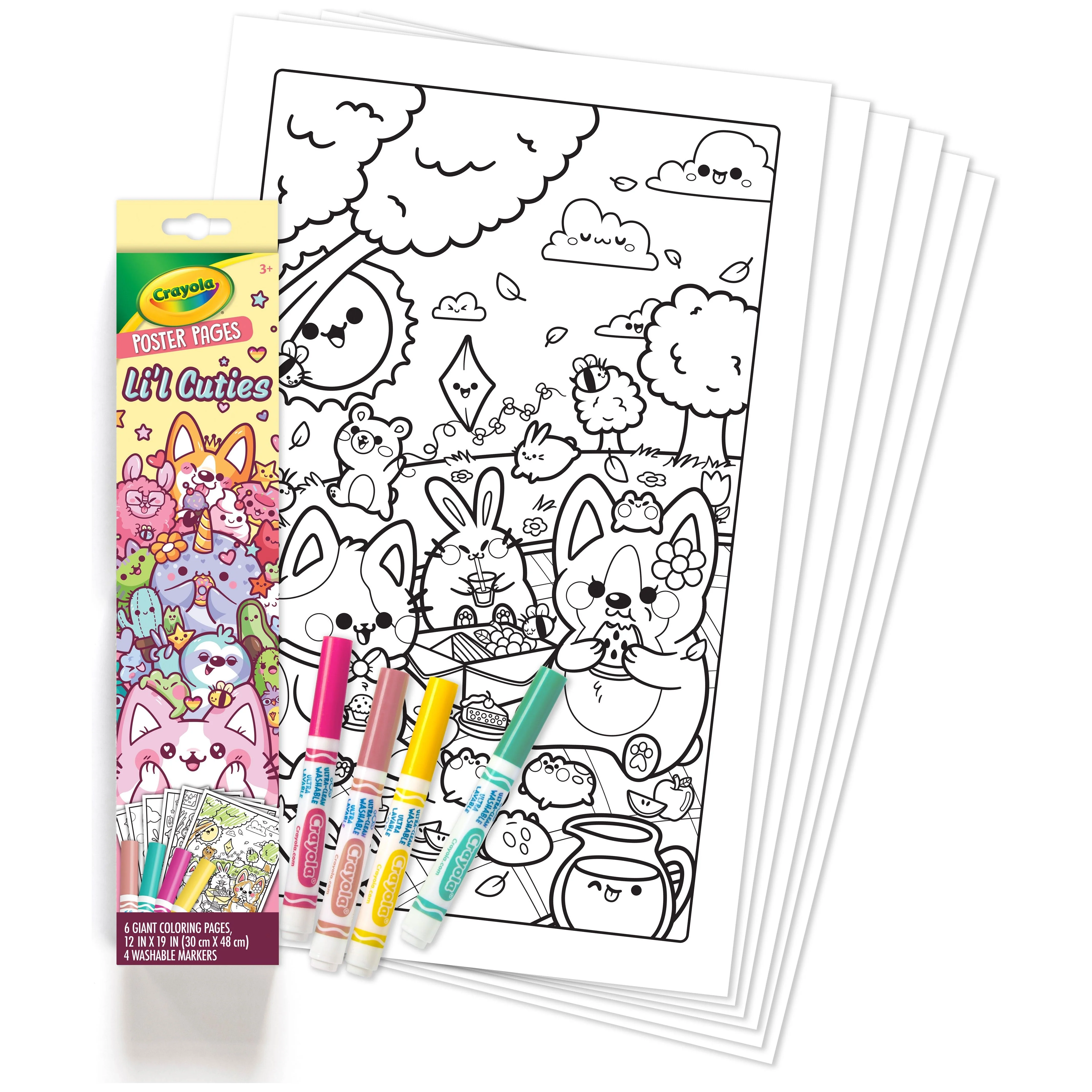 Crayola Poster Pages - Li'l Cuties - Image 3