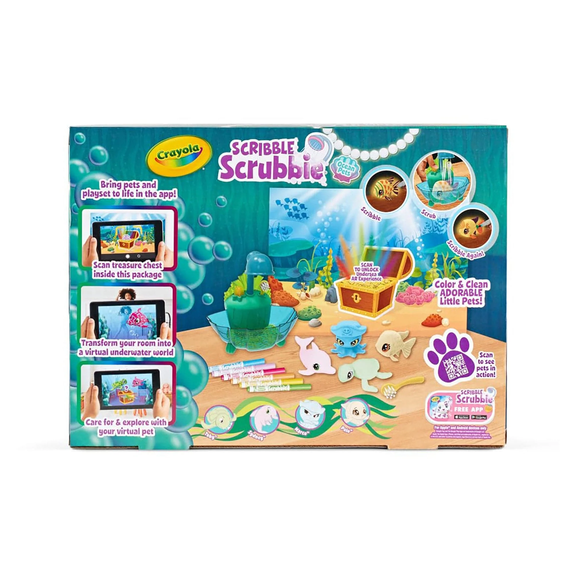 Crayola Scribble Scrubbie Glow Lagoon Set - Image 3