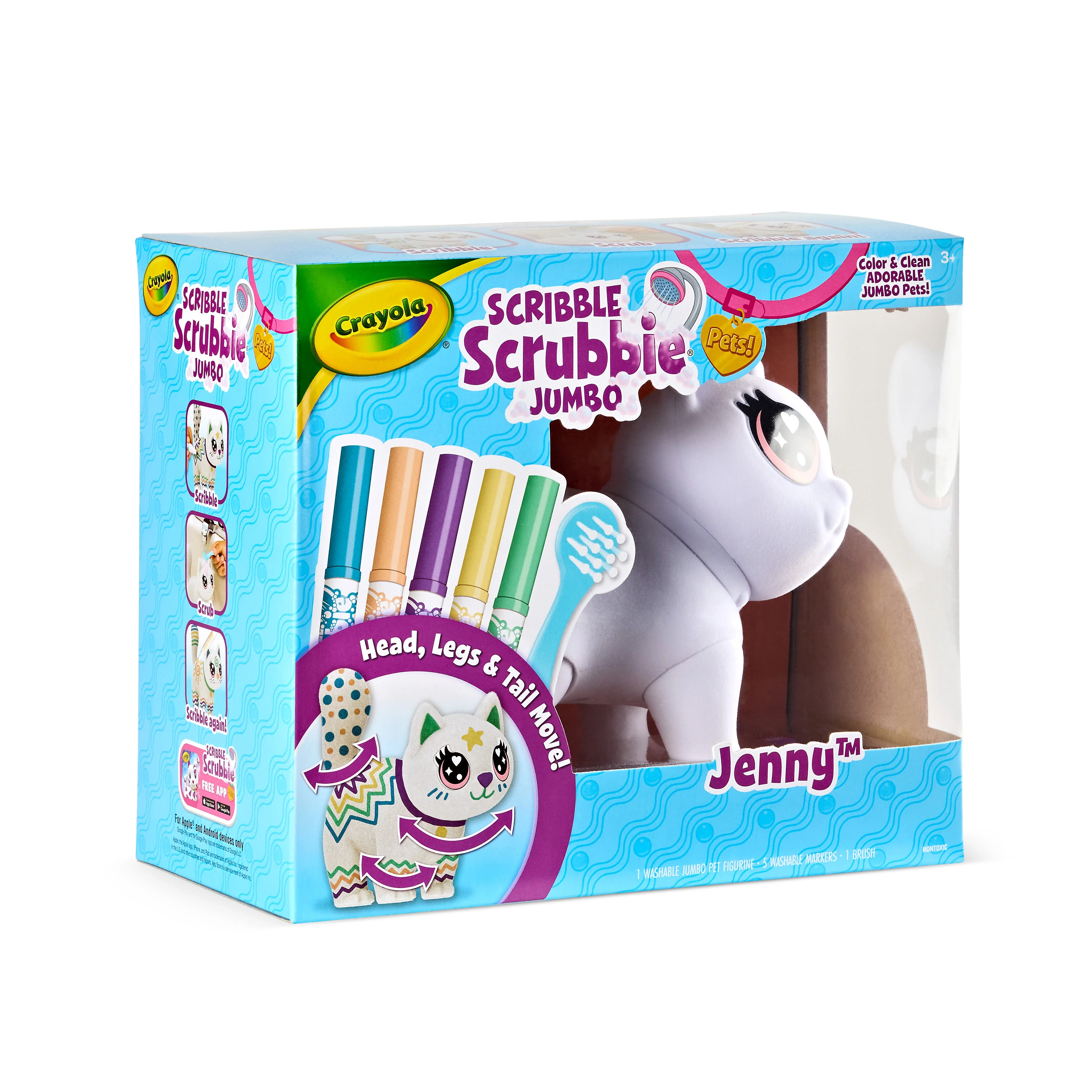 Crayola Scribble Scrubbie Jumbo Pet - Jenny - Image 2