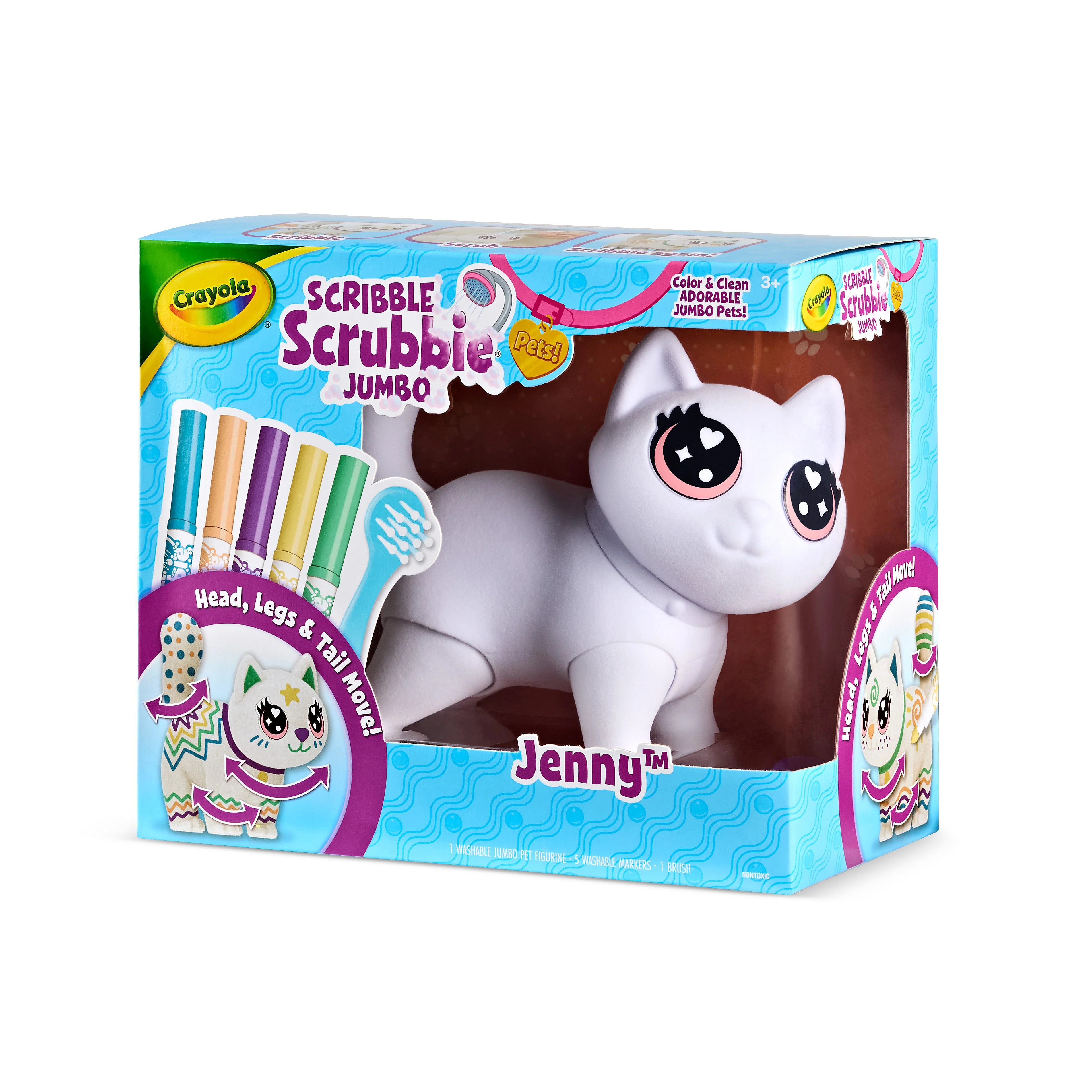 Crayola Scribble Scrubbie Jumbo Pet - Jenny - Image 3