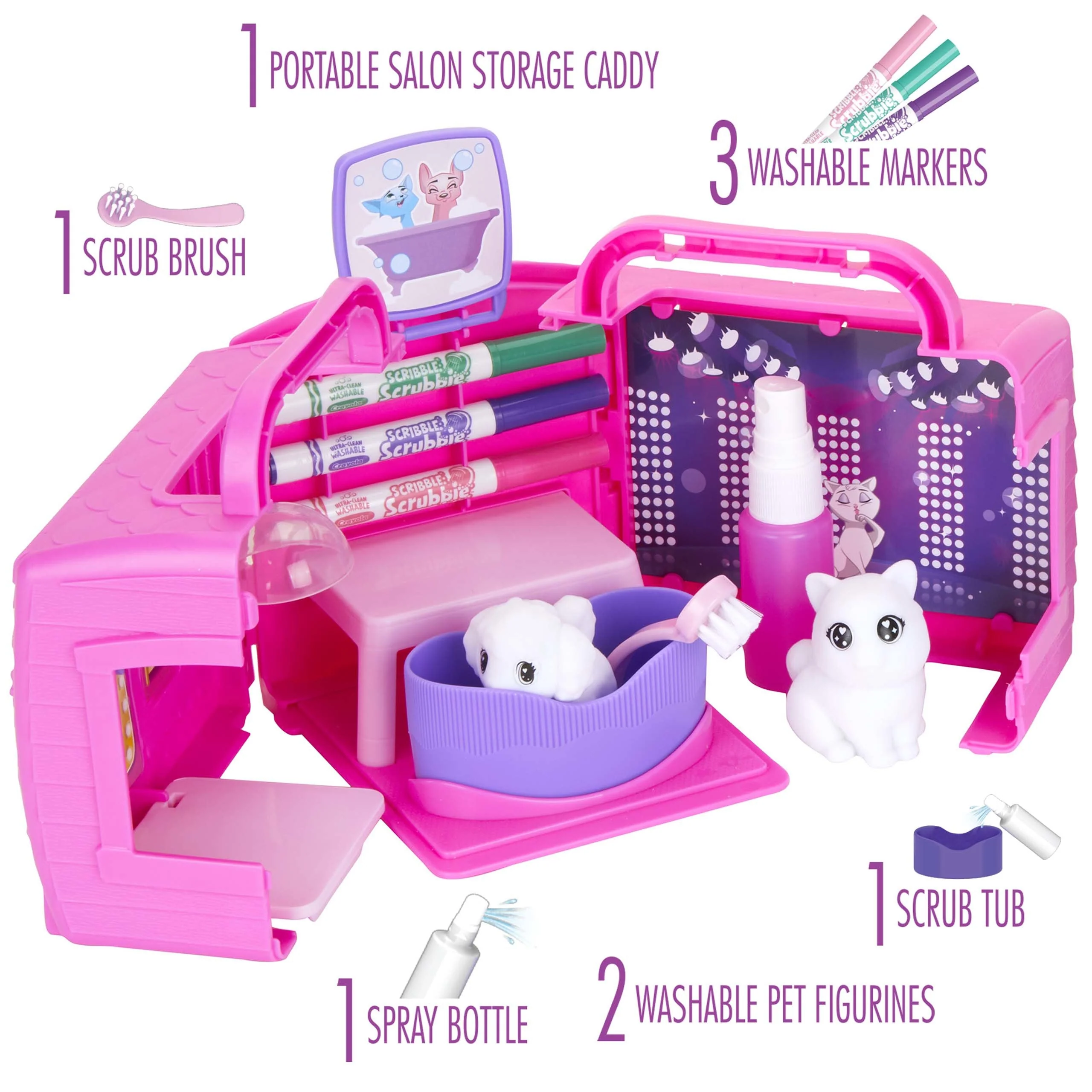 Crayola Scribble Scrubbie Salon Set - Image 6