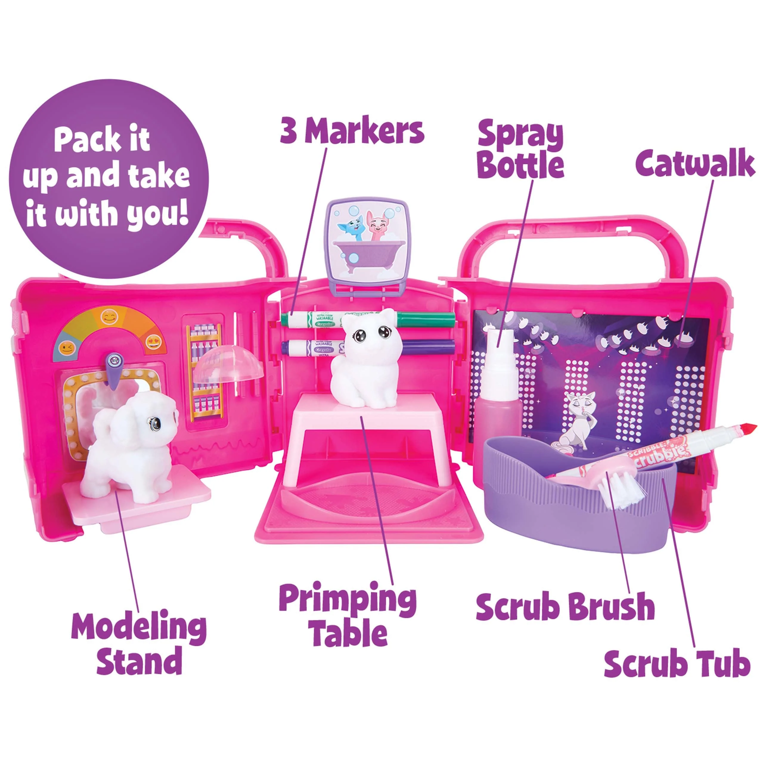 Crayola Scribble Scrubbie Salon Set - Image 8