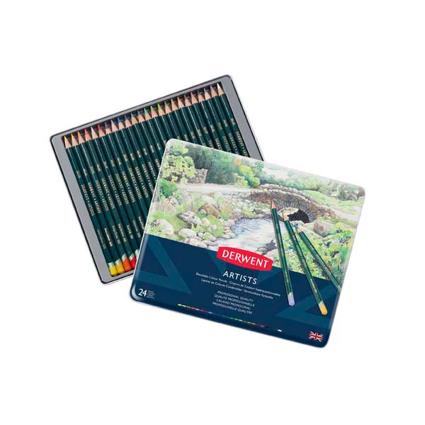 Derwent Artists Pencils Tin 24