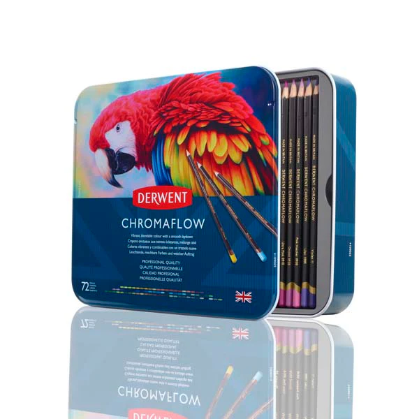 Derwent Chromaflow Pencils Tin 72