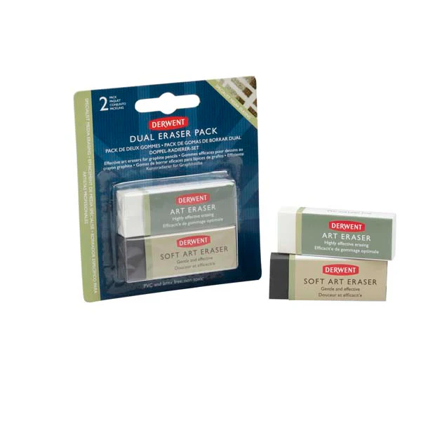 Derwent Dual Eraser Pack, 2pcs - Image 3