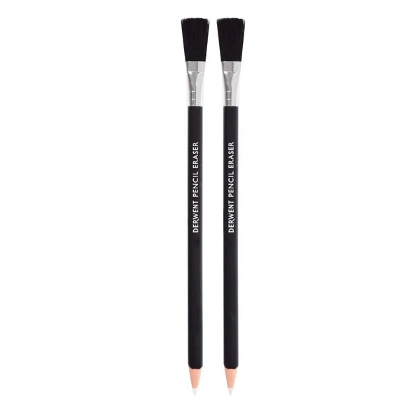 Derwent Eraser Pencil and Brush Set, 2pcs - Image 2