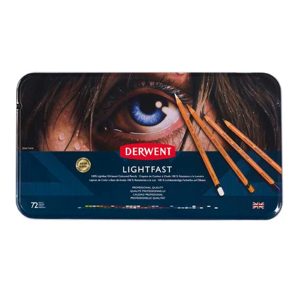 Derwent Lighfast Pencils Tin 72