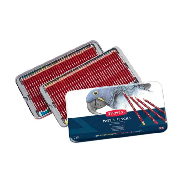 Derwent Pastel Pencils Tin 72 - Image 2