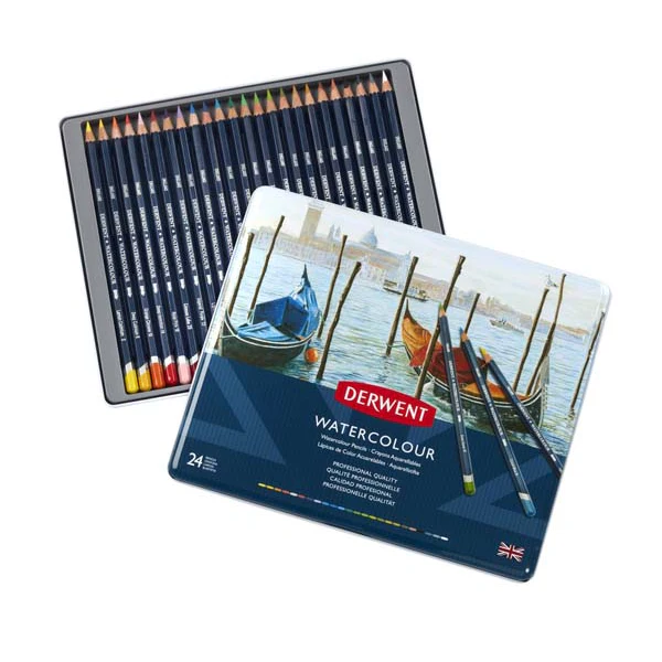 Derwent Watercolour Pencils Tin 24