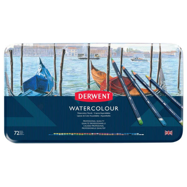 Derwent Watercolour Pencils Tin 72
