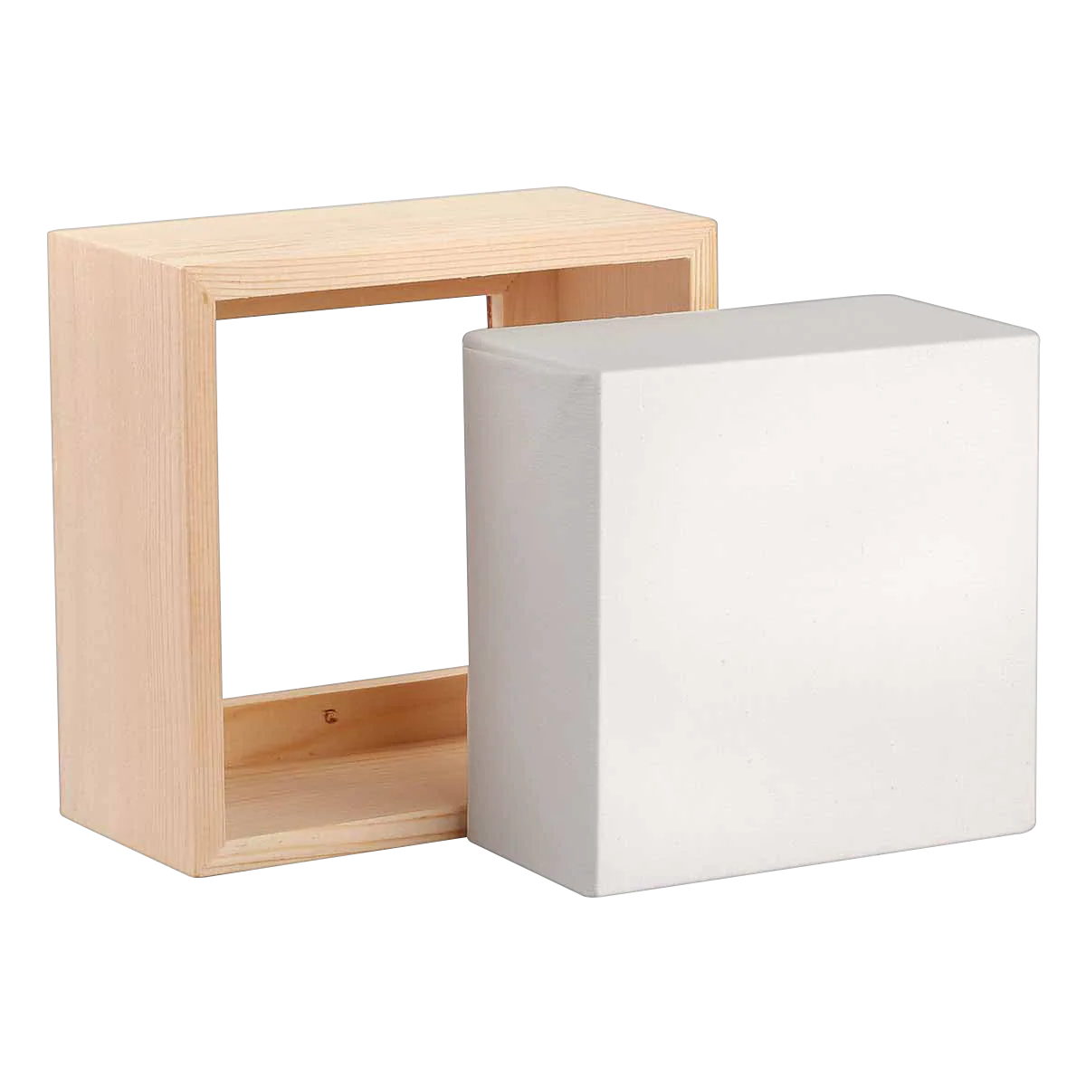 4 x 4 inches Eraldo di Paolo Stretched Canvas with Wood Frame - Image 4