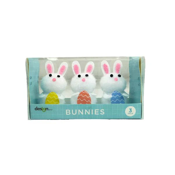 Easter Bunnies Eggs, 3pk