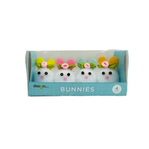 Easter Bunny Heads, 4pk