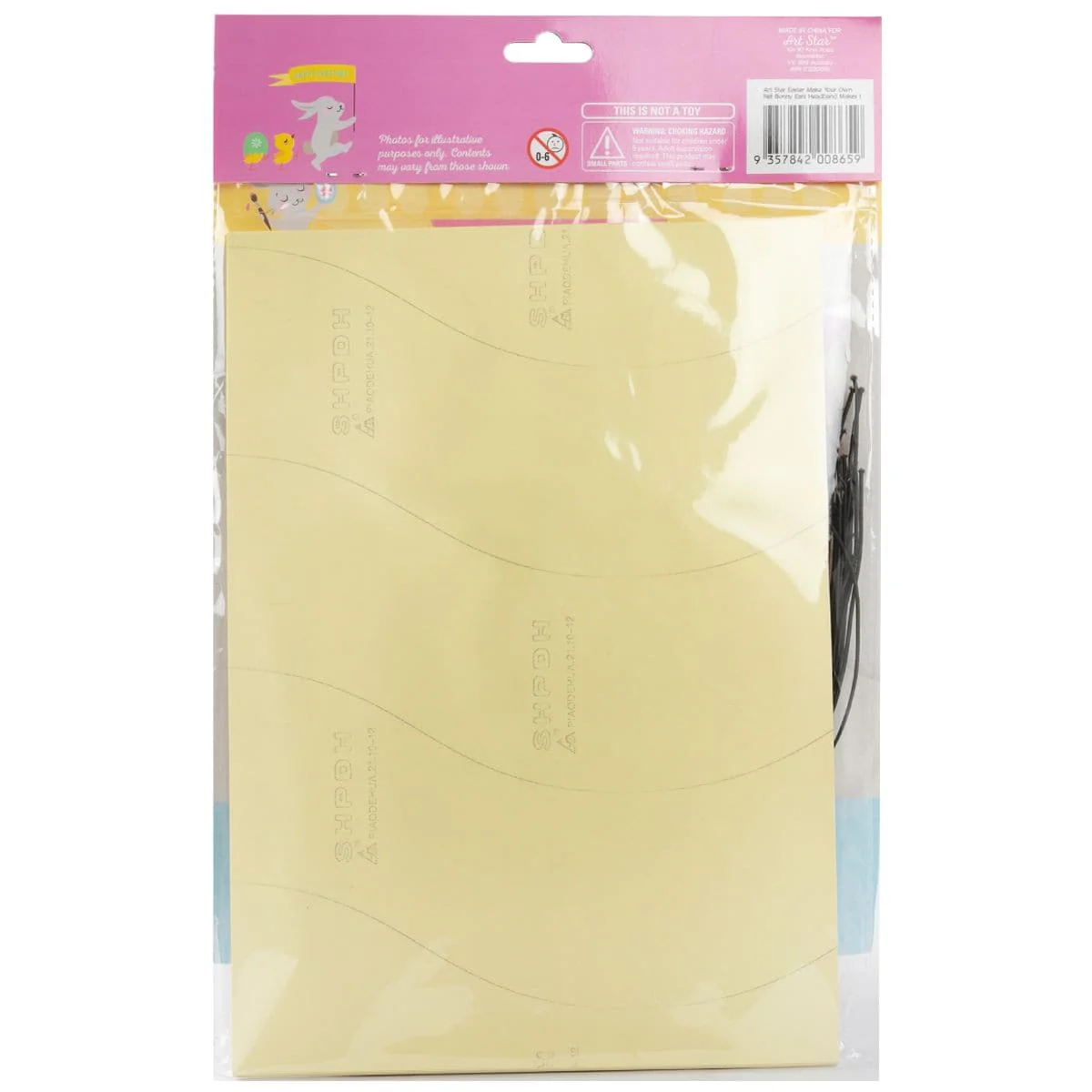 Art Star Easter Bunny Mask Kit Makes 18 - Image 6