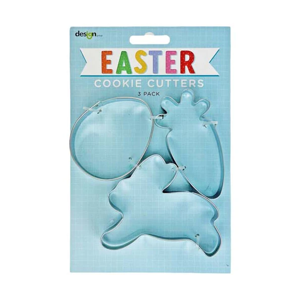 Easter Cookie Cutters, 3pk