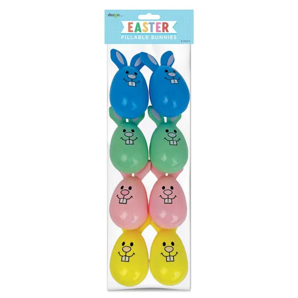 Easter Fillable Bunnies, 8pk