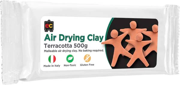 EC Air Drying Clay, Terracotta, 500g