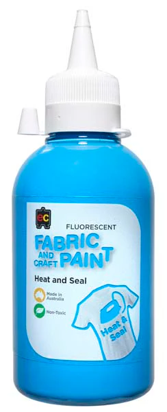 EC Fabric Paint 250mL Fluorescent Blue