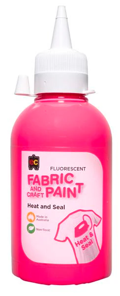 EC Fabric Paint 250mL Fluorescent Pink