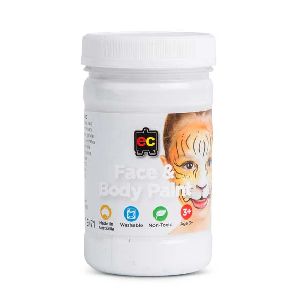 EC Face Paint 175ml jar White