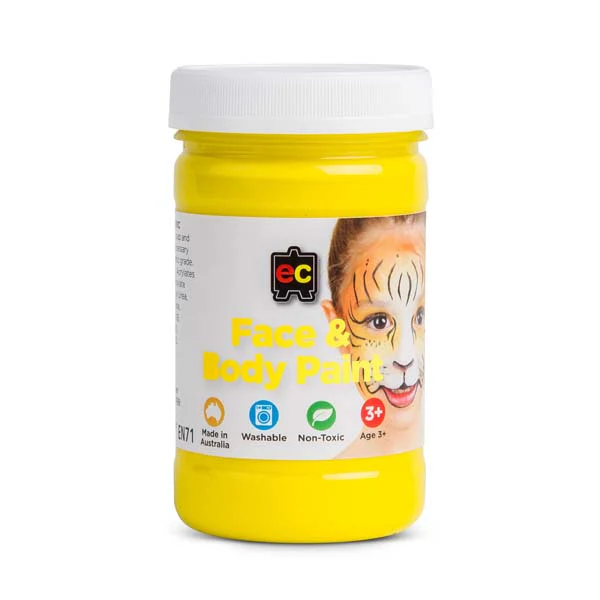 EC Face Paint 175ml jar Yellow